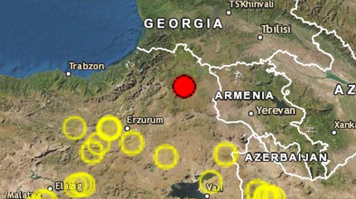 Ardahan'da 5.0 deprem meydana geldi