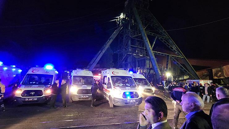 Bartın'da maden ocağında patlama! 28 madenci hayatını kaybetti