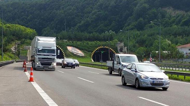 Bayram tatili öncesi Bolu geçişinde akıcı yoğunluk