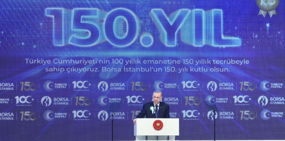 Cumhurbaşkanı Recep Tayyip Erdoğan, Borsa İstanbul 150.Yıl Gong Töreni’nde konuştu