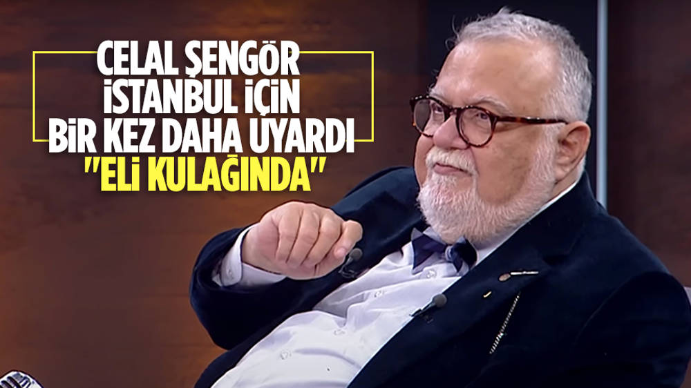  Prof. Dr. Celal Şengör İstanbulluları endişelendirdi.