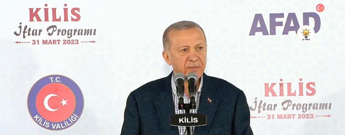 Cumhurbaşkanı Recep Tayyip Erdoğan, Kilis'te iftar programında konuştu.
