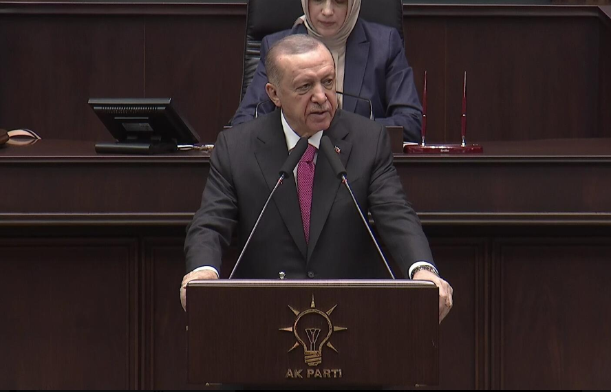Cumhurbaşkanı Recep Tayyip Erdoğan, AK Parti Grup Toplantısı'nda konuştu.