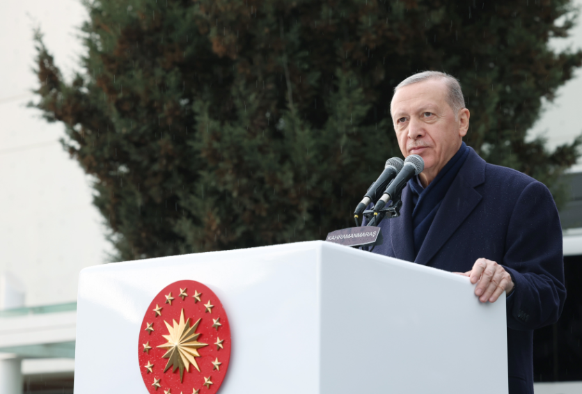 Cumhurbaşkanı Erdoğan, Kahramanmaraş’ta Pazarcık ilçesinde Temel Atma Töreni’nde konuşuyor