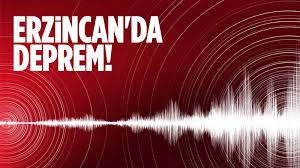 Erzincan'da deprem!