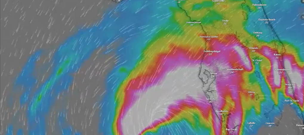 Milton Kasırgası Florida'ya yaklaşıyor