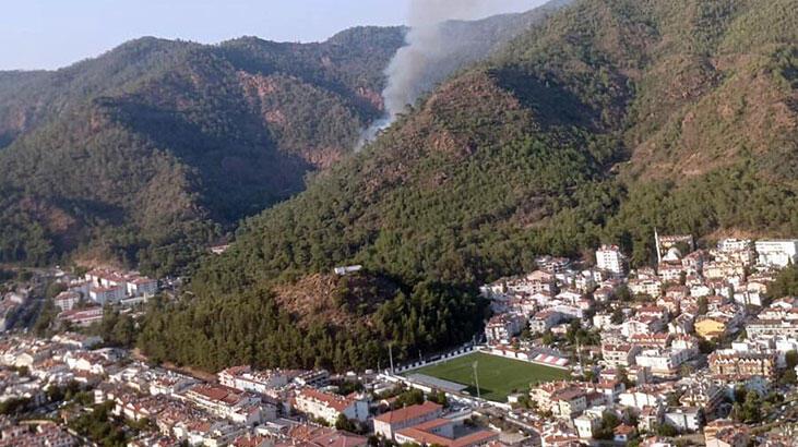 Marmaris'teki yangının çıkış nedenini özel ekip araştırıyor