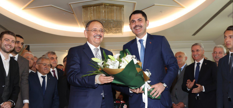 Çevre, Şehircilik ve İklim Değişikliği Bakanı Mehmet Özhaseki, görevi Murat Kurum'dan devraldı.