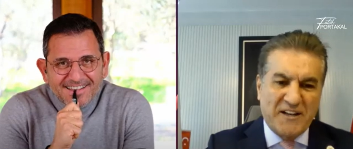 Mustafa Sarıgül, Fatih Portakal'ın Youtube kanalında sunduğu programa katıldı.