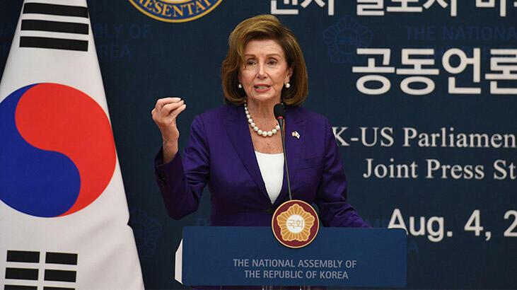 Pelosi'den Güney Kore'de sıcak mesajlar