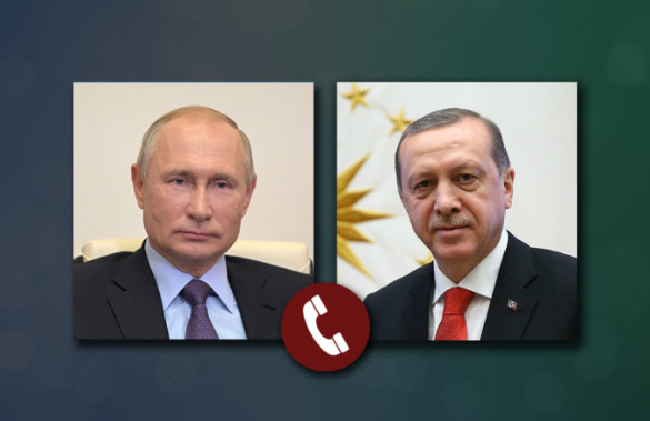 Cumhurbaşkanı Recep Tayyip Erdoğan, Rusya Devlet Başkanı Vladimir Putin ile telefonda görüştü.