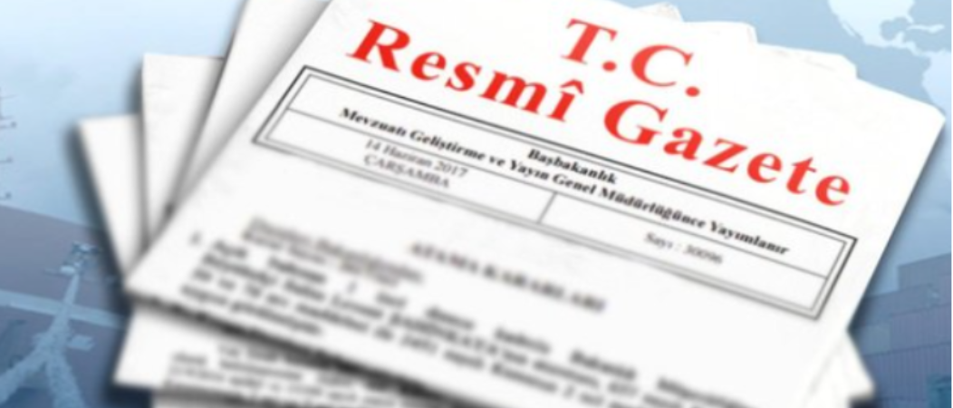 Cumhurbaşkanı Recep Tayyip Erdoğan imzaladı: Resmi Gazete’de yayımlandı