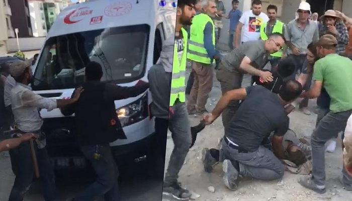 Sağlık ekibi saldırıya uğradı! Hastaneye 'geç' kaldırılan işçi yaşamını yitirdi